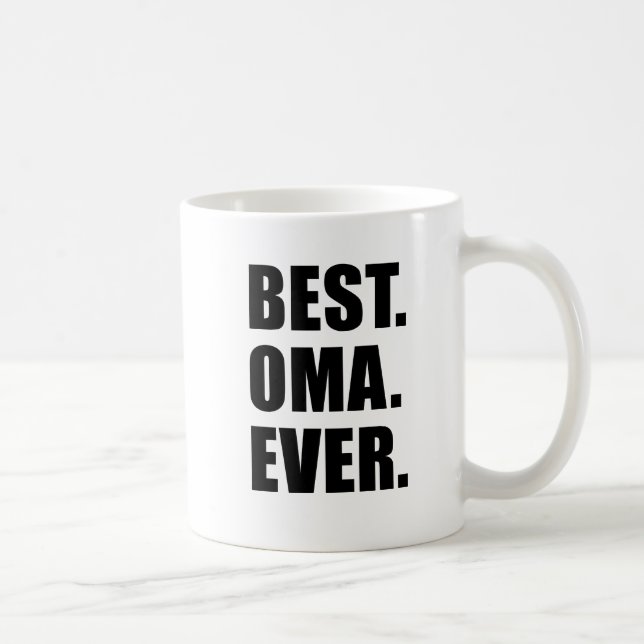 Meilleur Oma Jamais Mug (Droite)