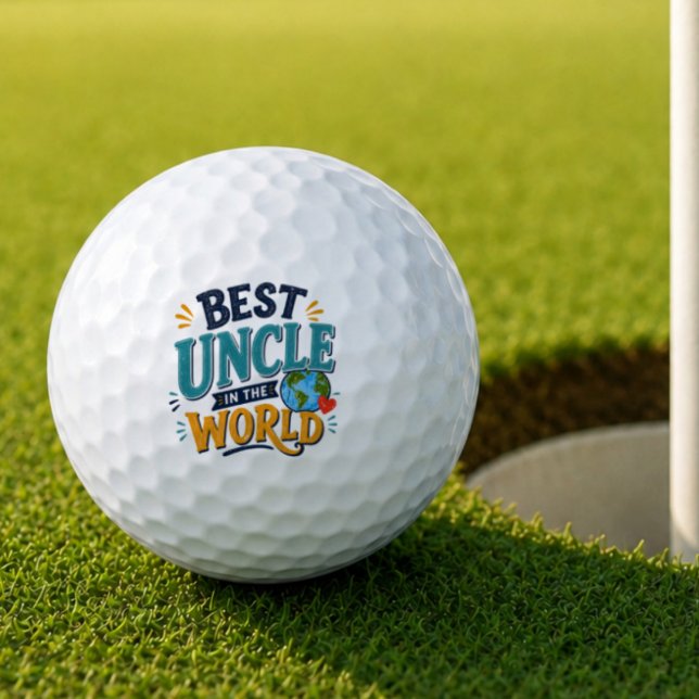 Meilleur Oncle du Monde Balle de Golf (Créateur téléchargé)