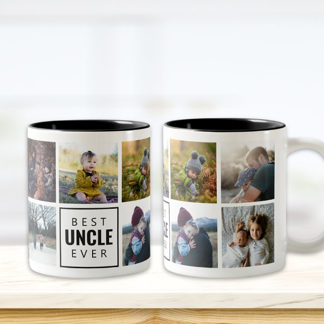 Meilleur ONCLE Jamais Photo Mug Personnalisé (Créateur téléchargé)
