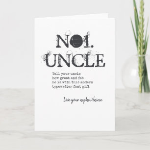 MEILLEUR ONCLE No1 World Greatest Gift