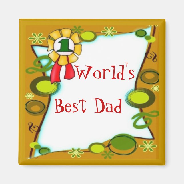 Meilleur Papa Aimant (Devant)