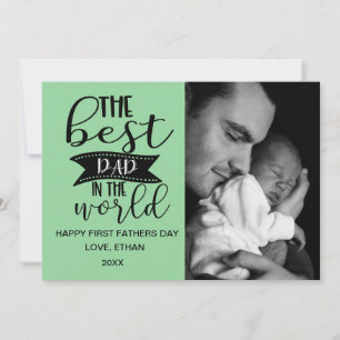 Meilleur papa au monde - Carte photo du père