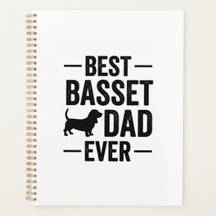 Meilleur Papa Basset Ever Vintage Gravure T-Shirt