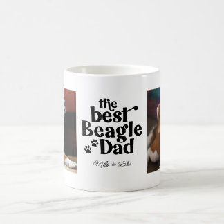 Meilleur Papa Beagle 2 Modèle de Photo Mug Café