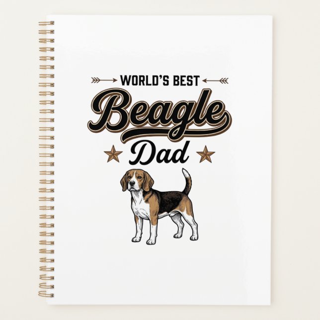Meilleur Papa Beagle du Monde Chien Vintage (Devant)