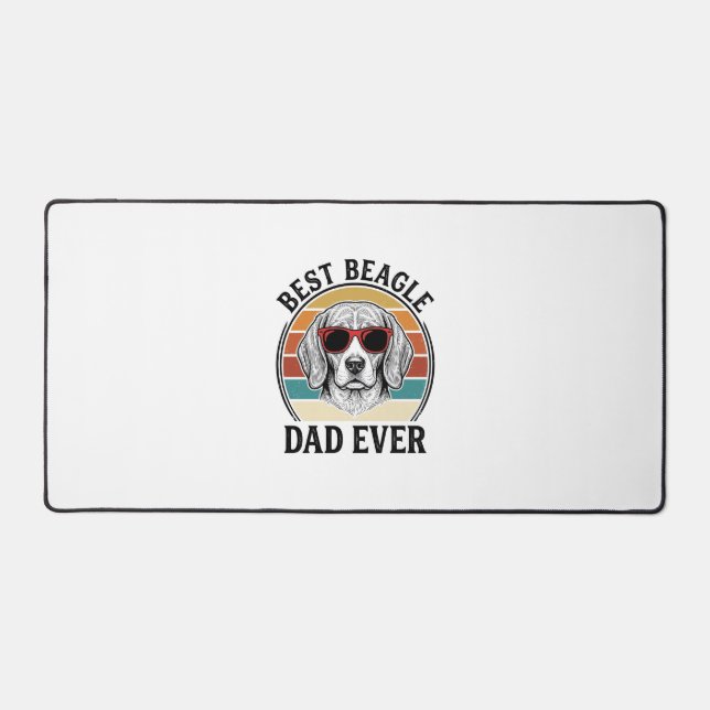 Meilleur Papa Beagle Ever Création de T-Shirt Vint (Recto)