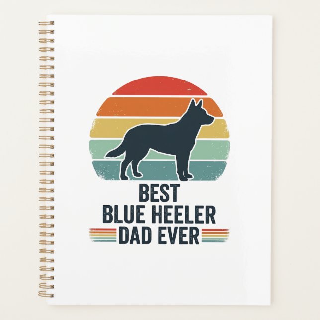 Meilleur Papa Blue Heeler Ever Création de Chemise (Devant)