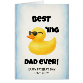 Meilleur Papa Canard Ever | Carte de la Fête des P