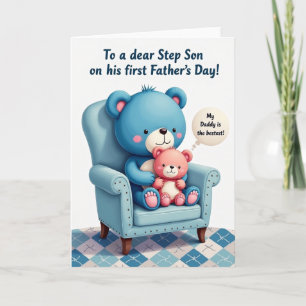 Meilleur Papa Carte Bulle de Pensée
