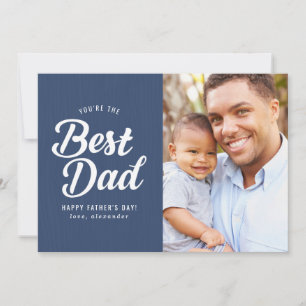 Meilleur papa Carte photo de Fête des pères