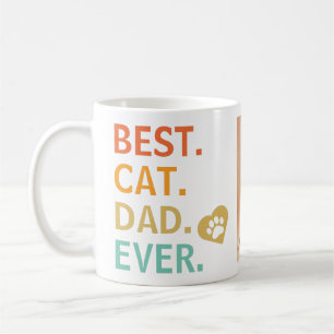Meilleur papa chat du monde Mug à café photo perso