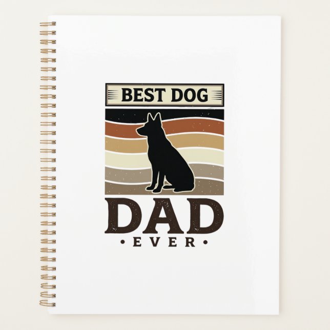 Meilleur papa chien de tous les temps Design vinta (Devant)