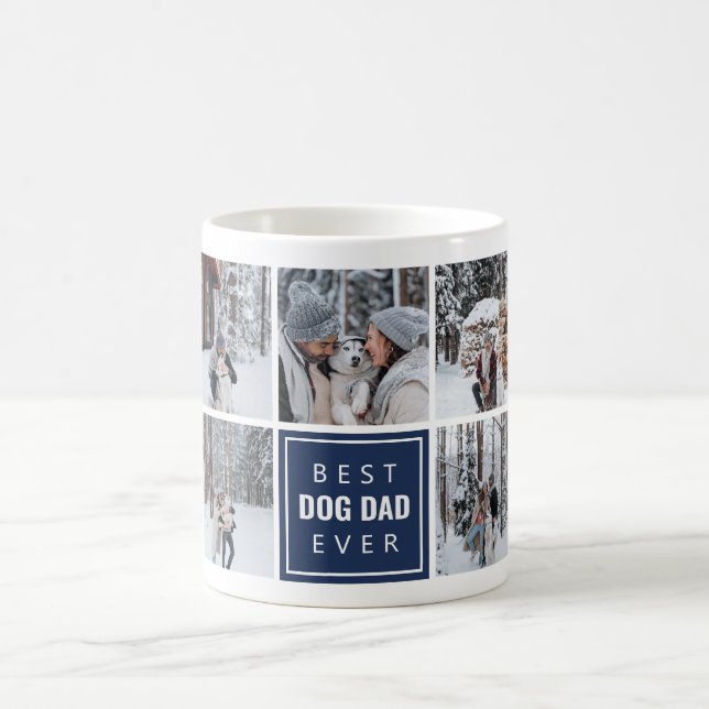 Meilleur Papa Chien du Monde Mug Café (Centre)