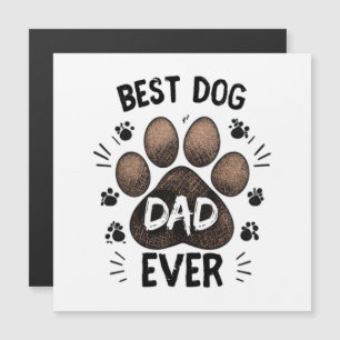 Meilleur Papa Chien Ever – Empreinte de Patte Mign