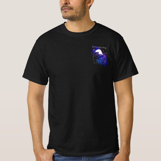 🌌 "Meilleur papa dans la Galaxie" - T-shirt Unise (Devant)