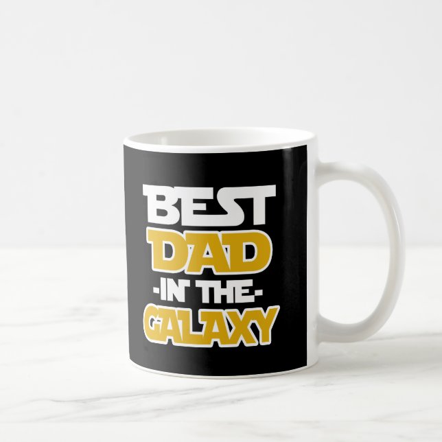 Meilleur papa dans la Galaxy drôle dire tasse de c (Droite)