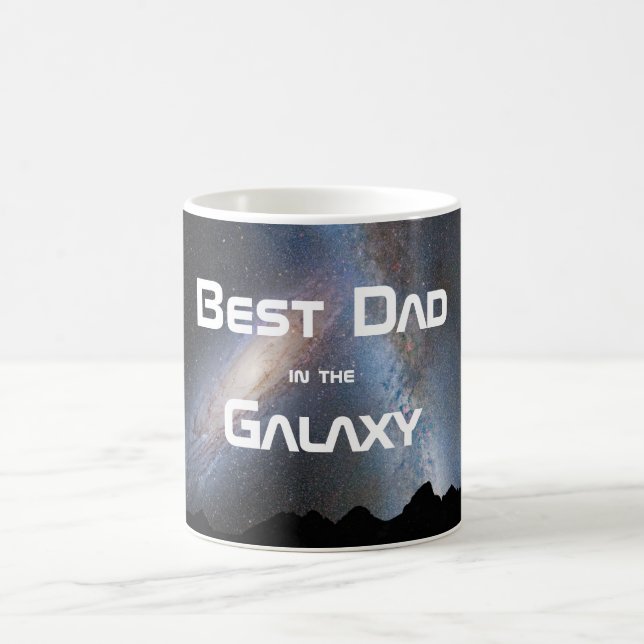 Meilleur papa dans la Mug Galaxy (Centre)