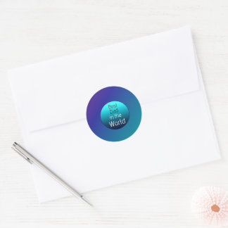 Meilleur papa dans le monde Stickers Fête des père