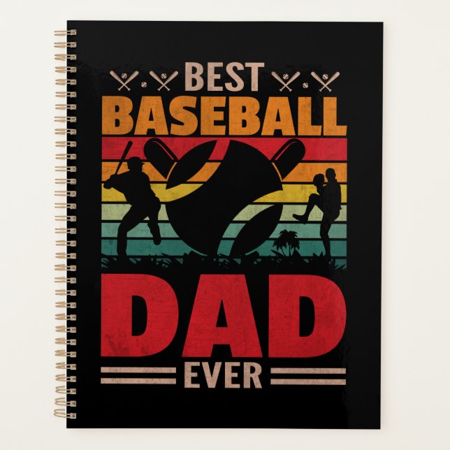 Meilleur papa de baseball (Devant)