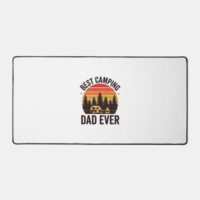 Meilleur Papa de Camping Vintage Design de Camping (Recto)