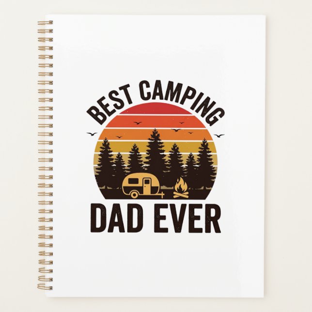 Meilleur Papa de Camping Vintage Design de Camping (Devant)