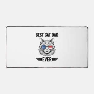 Meilleur Papa de Chat Patriote Vintage Design de C
