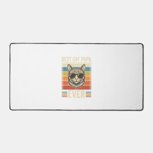 Meilleur Papa de Chat Vintage Conception de T-shir
