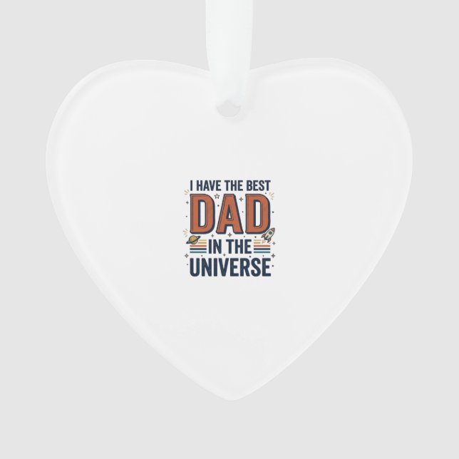Meilleur papa de l'univers conception vectorielle  (devant)