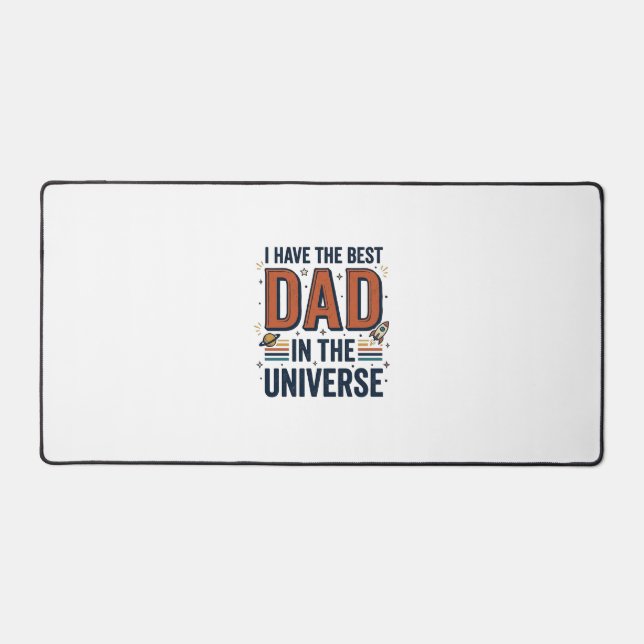 Meilleur papa de l'univers conception vectorielle  (Recto)