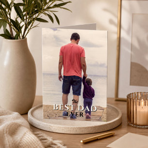 Meilleur Papa de Tous Carte de Fête des Pères Phot