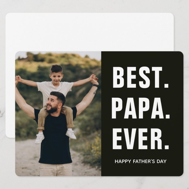 Meilleur. Papa. De tous les temps. Fête des pères  (Devant / Derrière)