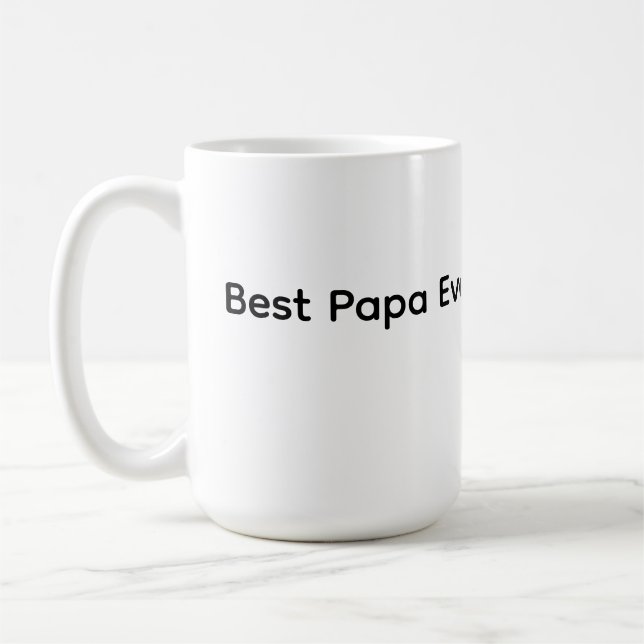Meilleur Papa de tous les temps Mug de la fête des (Gauche)