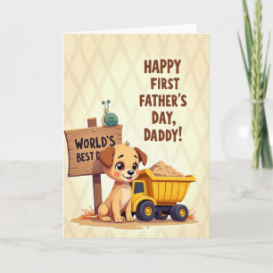 Meilleur Papa du Monde Carte Canine