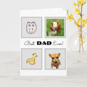 Meilleur Papa du Monde ! Carte de vœux pour la Fêt