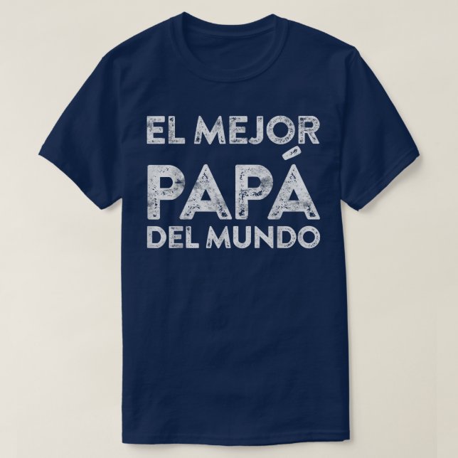 Meilleur Papa Du Monde Hommes Cadeau T-Shirt (Design devant)