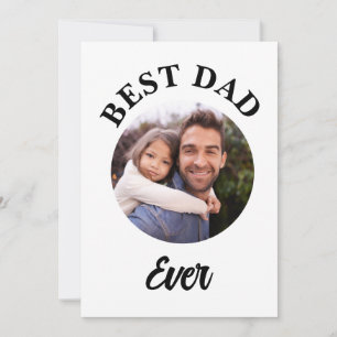 Meilleur Papa du Monde Modèle de Photo Personnalis