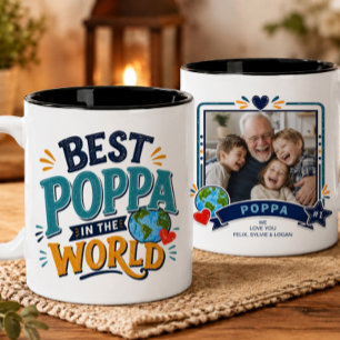 Meilleur Papa du Monde Mug Photo