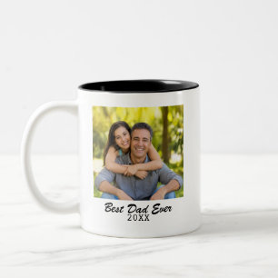Meilleur Papa du Monde Mug Photo Personnalisé