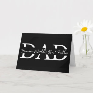Meilleur Papa du Monde – Une Carte de Reconnaissan