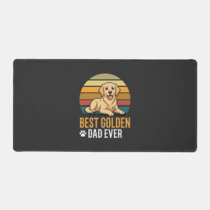 Meilleur Papa Golden Retriever Rétro Chien
