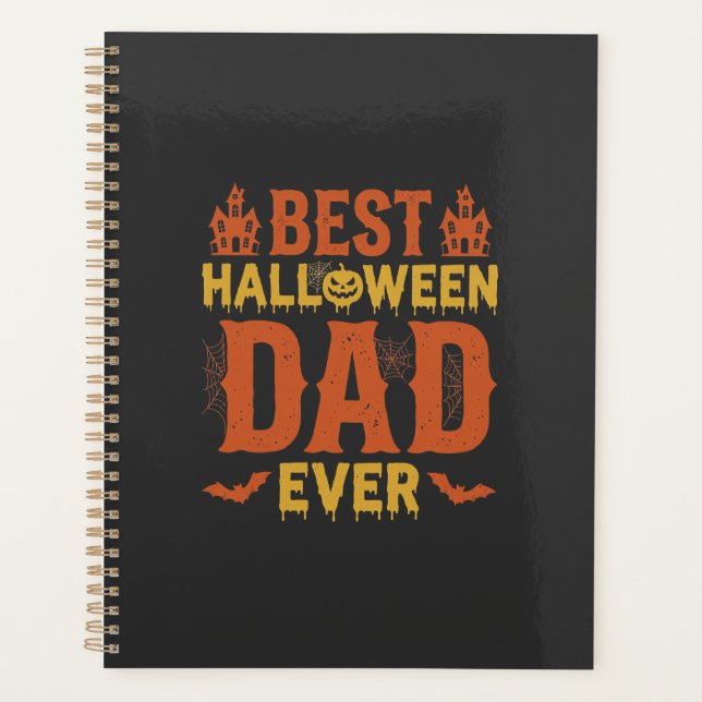 Meilleur papa Halloween de tous les temps Design v (Devant)