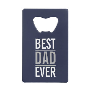 Meilleur papa jamais Carte de crédit bleu marine