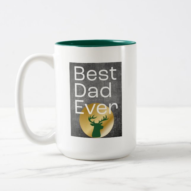 Meilleur Papa Jamais Chasse À La Mug Café (Gauche)