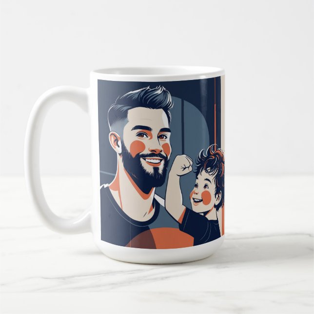 Meilleur papa Jamais Classique Mug - Idée cadeau d (Gauche)