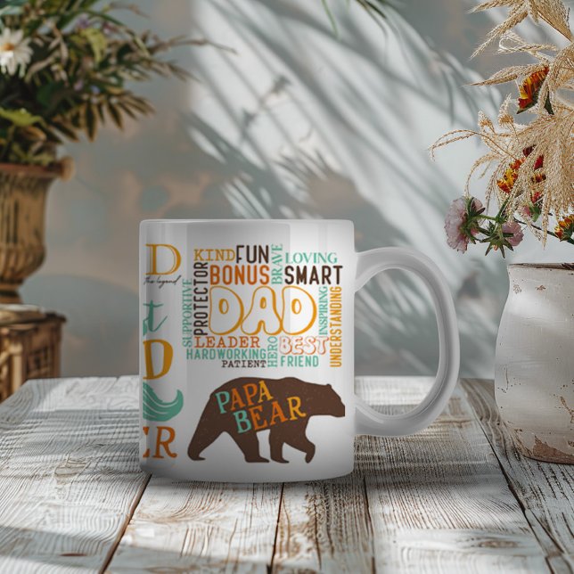 Meilleur papa jamais Fête des pères Mug classique, (Créateur téléchargé)