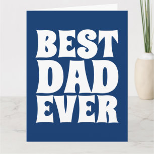 MEILLEUR PAPA JAMAIS GIANT CARTES DE SALUT