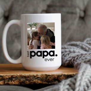 Meilleur Papa Jamais Grand Photo Mug