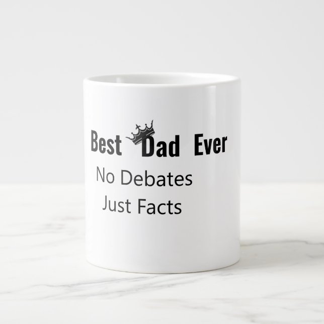 Meilleur Papa Jamais Mug - Drôle cadeau Fête des p (Devant)