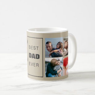Meilleur Papa Jamais Photo Personnalisée Café Mug