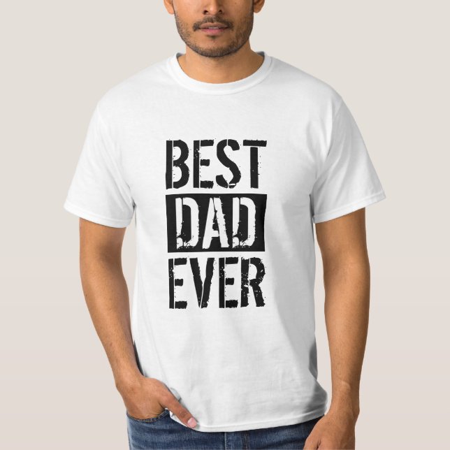 Meilleur papa Jamais Simple Fête des pères T-shirt (Devant)
